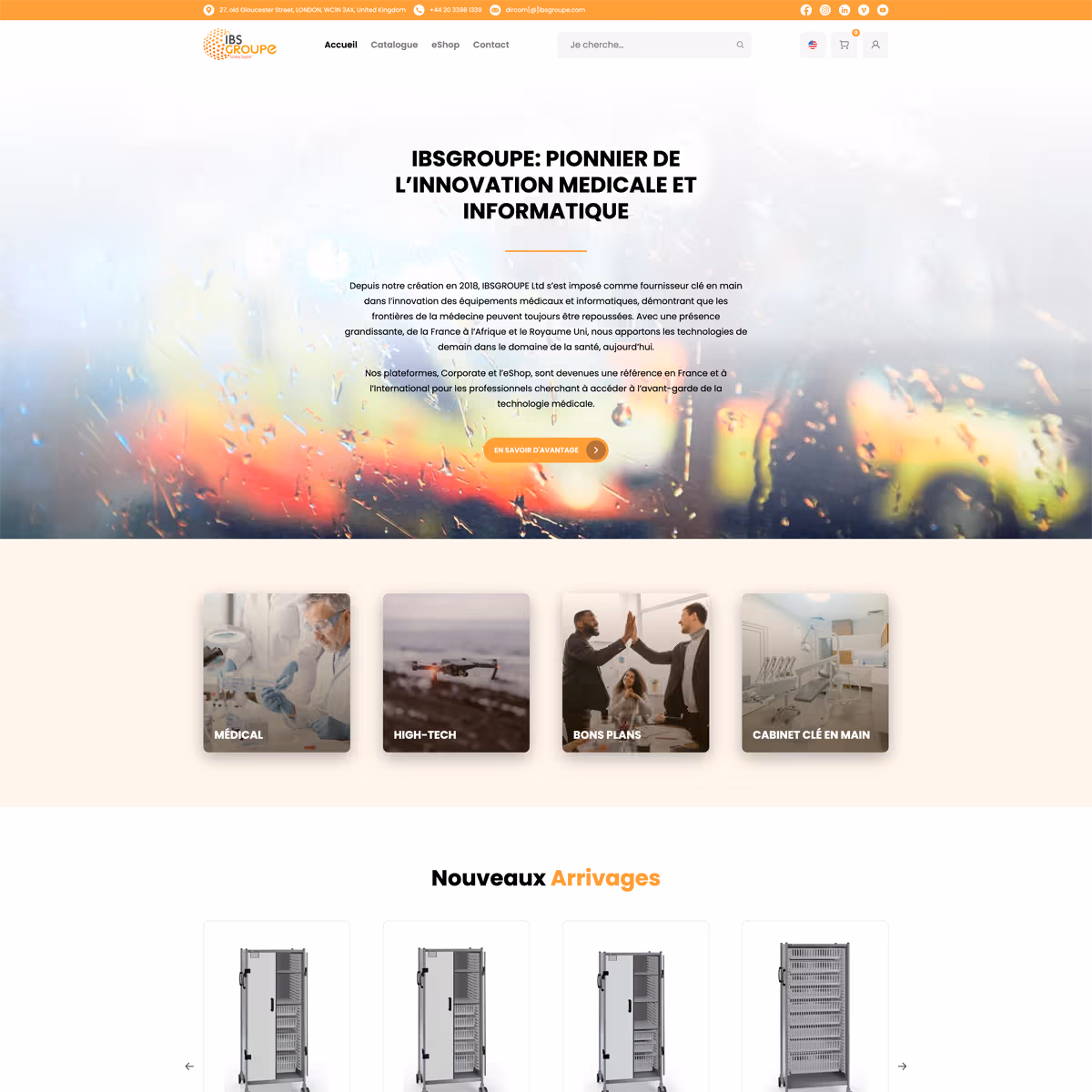 IBS - Site WordPress sur-mesure