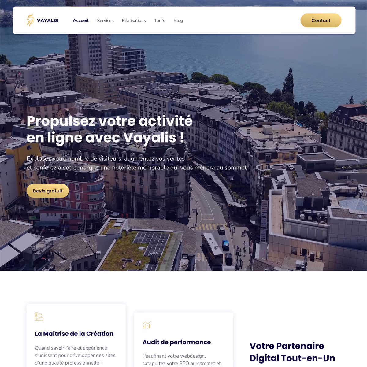 Vayalis Agency - Design Figma